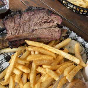 SMOKED BEEF RIB W SIDES