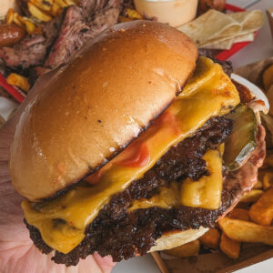 DOUBLE SMASH CHEESEBURGER